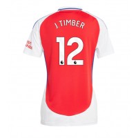 Arsenal Jurrien Timber #12 Fußballbekleidung Heimtrikot Damen 2024-25 Kurzarm